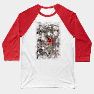 impressinistic woodpecker Baseball T-Shirt